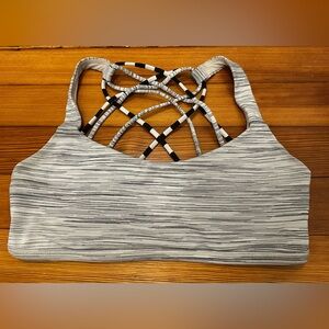 lululemon athletica Gray Strappy Sports Bra